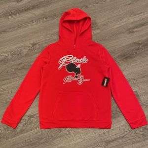 Girls Black Beauty Hoodie Size 14